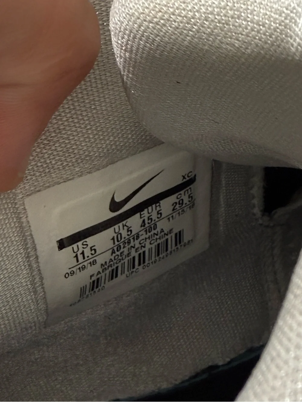 Nike Men’s 11.5 Kyrie 5 Cookies & Cream Sneakers